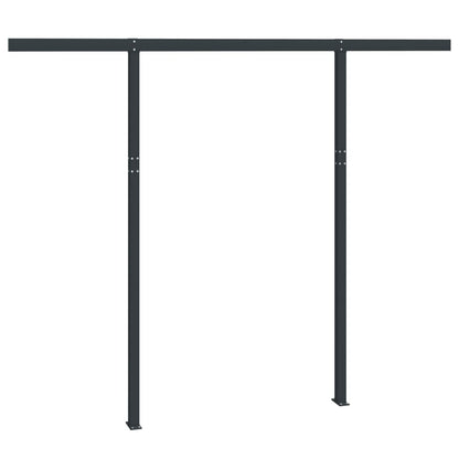 Set Pali per Tenda da Sole Antracite 300x245 cm Ferro