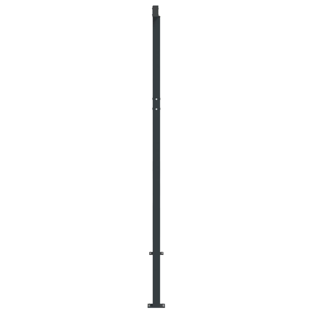 Set Pali per Tenda da Sole Antracite 450x245 cm Ferro