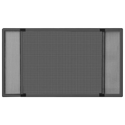 Zanzariera Allungabile per Finestre Antracite (75-143)x50 cm