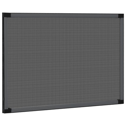Zanzariera Allungabile per Finestre Antracite (100-193)x75 cm