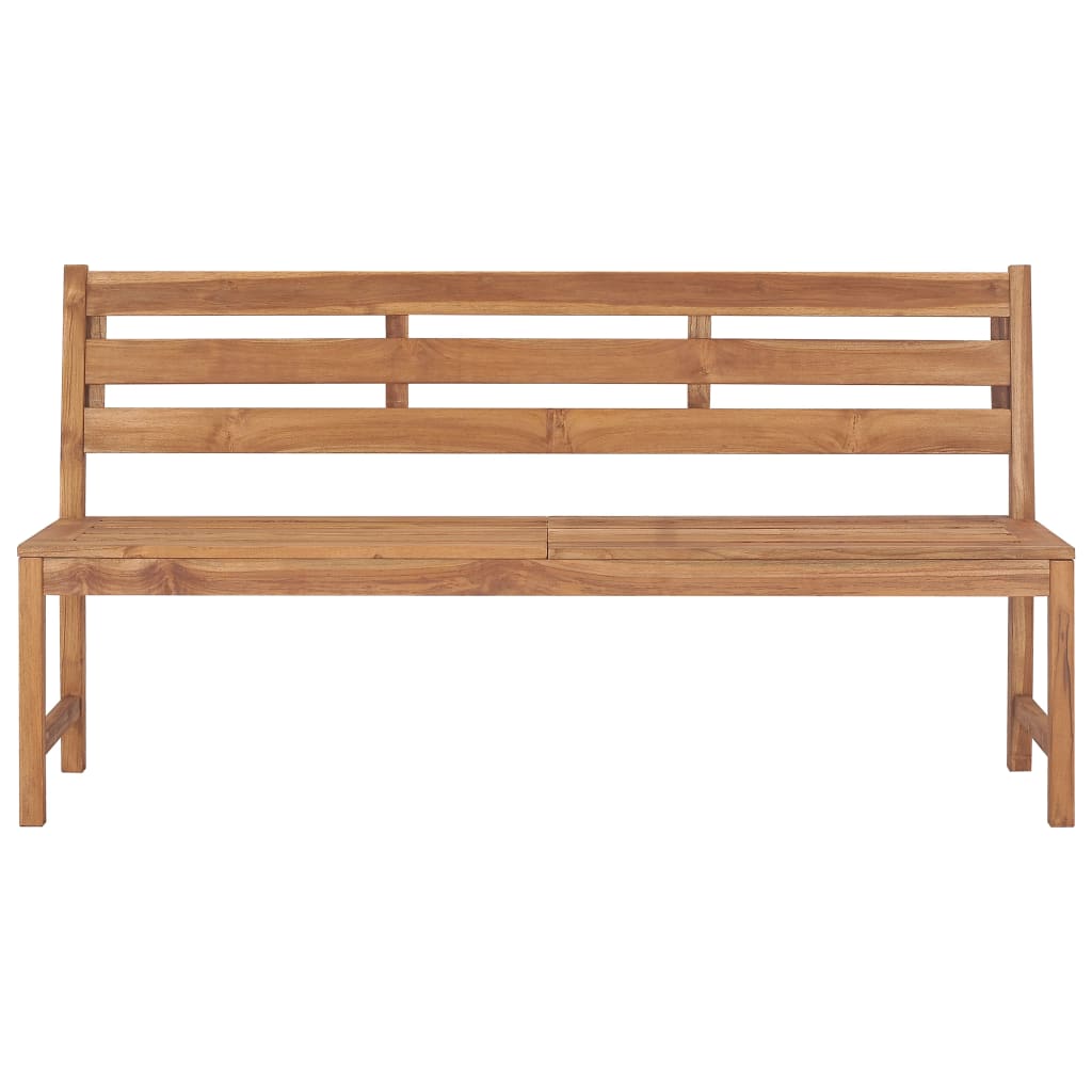 Panchina da Giardino 170 cm in Legno Massello di Teak