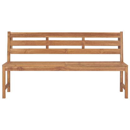 Panchina da Giardino 170 cm in Legno Massello di Teak