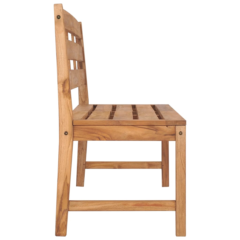 Panchina da Giardino 170 cm in Legno Massello di Teak