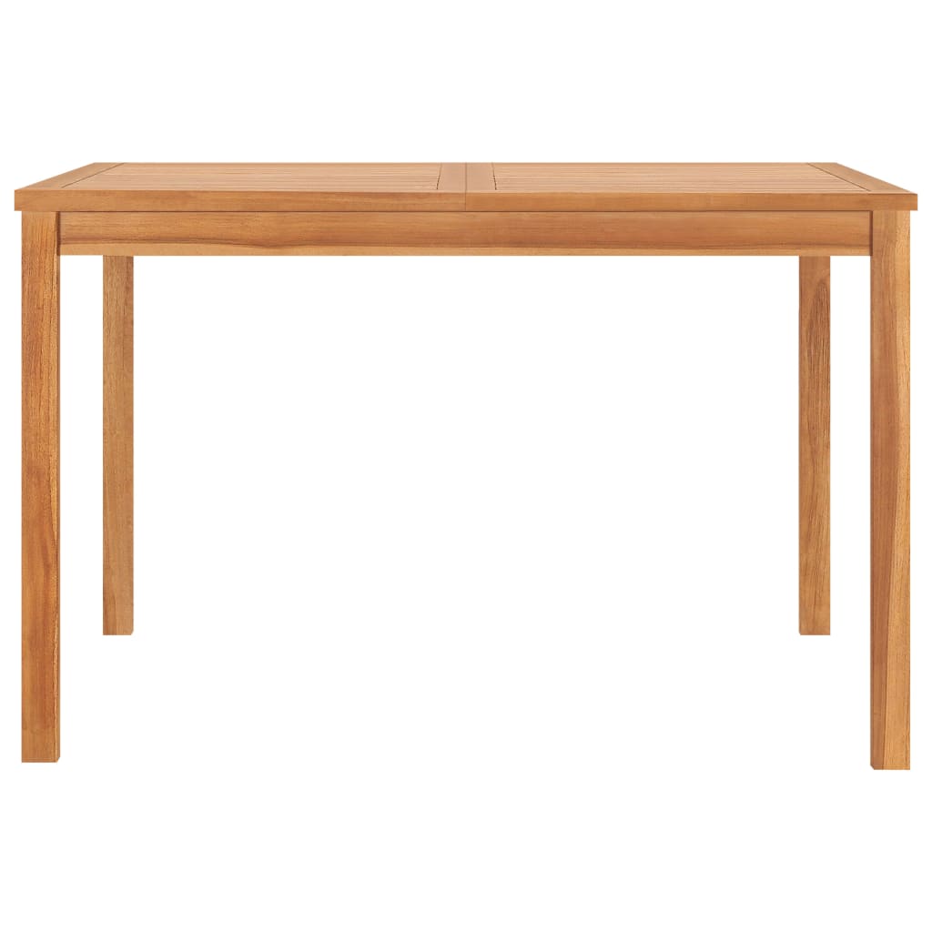 Tavolo da Pranzo per Giardino 120x120x77 cm in Massello di Teak