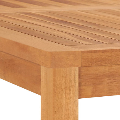 Tavolo da Pranzo per Giardino 120x120x77 cm in Massello di Teak