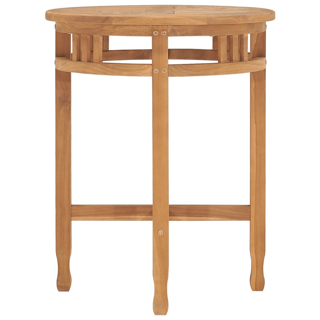 Tavolo da Bistrot ÃƒËœ60x75,5 cm in Legno Massello di Teak