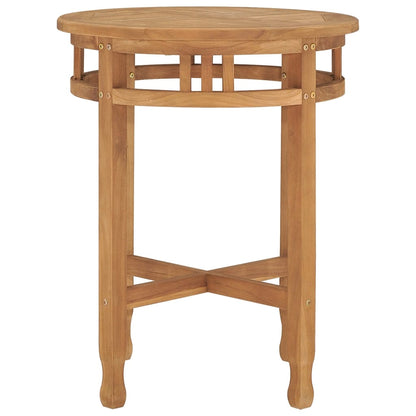 Tavolo da Bistrot ÃƒËœ60x75,5 cm in Legno Massello di Teak