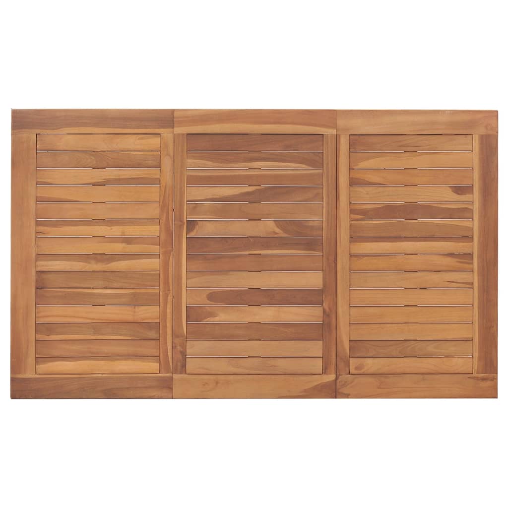 Tavolo da Pranzo da Giardino 150x90x75 cm in Massello di Teak