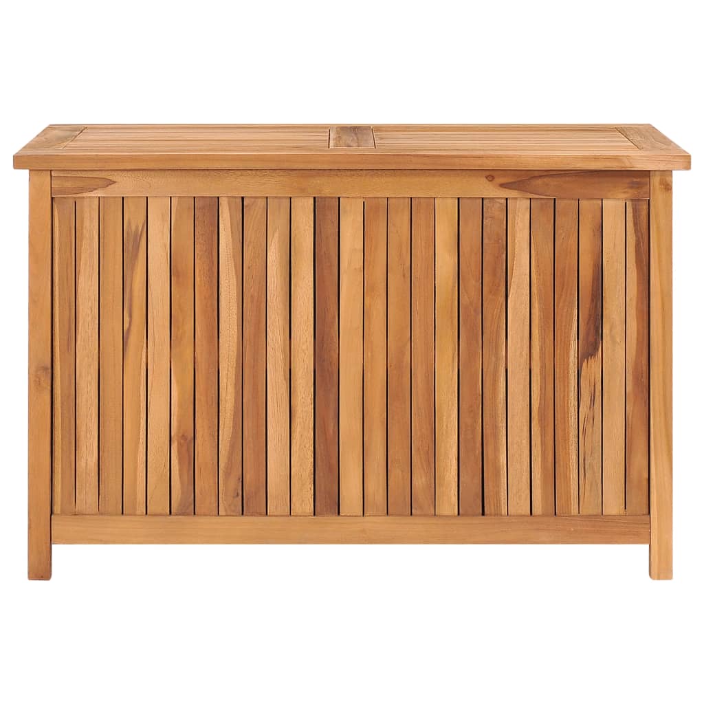 Baule da Giardino 90x50x58 cm in Legno Massello di Teak
