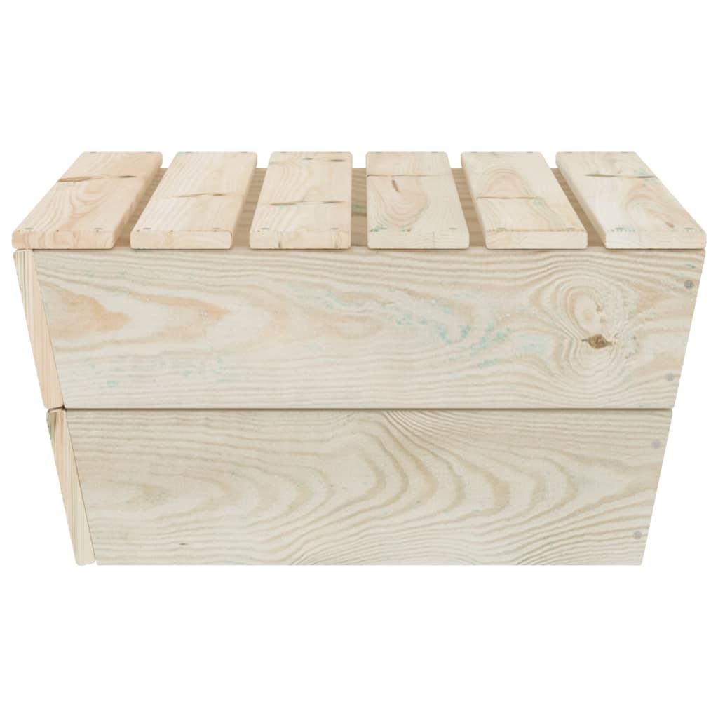 Tavolo da Giardino 60x60x30 cm in Legno di Abete Impregnato