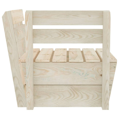 Divano Angolare Modulare su Pallet in Legno di Abete Impregnato