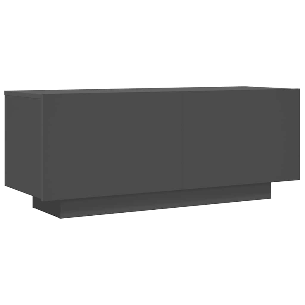 Mobile Porta TV Grigio 100x35x40 cm in Legno Multistrato