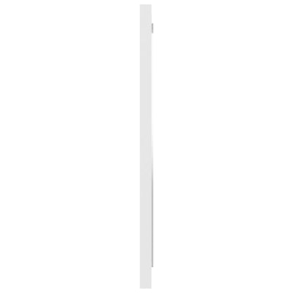 Specchio da Bagno Bianco 40x1,5x37 cm in Legno Multistrato