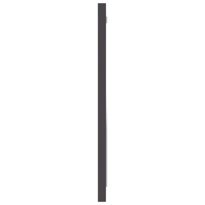 Specchio da Bagno Grigio 40x1,5x37 cm in Legno Multistrato