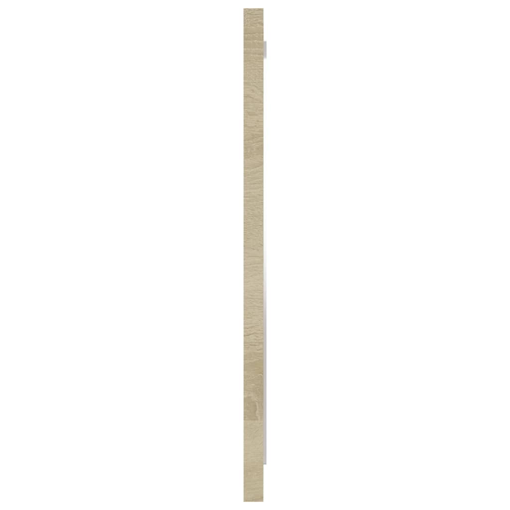Specchio da Bagno Rovere Sonoma 40x1,5x37 cm Legno Multistrato