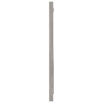 Specchio da Bagno Grigio Cemento 40x1,5x37cm Legno Multistrato