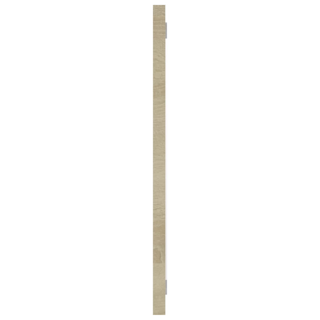 Specchio da Bagno Rovere Sonoma 60x1,5x37 cm Legno Multistrato