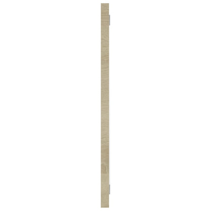 Specchio da Bagno Rovere Sonoma 60x1,5x37 cm Legno Multistrato