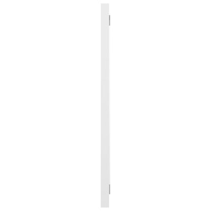 Specchio da Bagno Bianco Lucido 60x1,5x37 cm Legno Multistrato