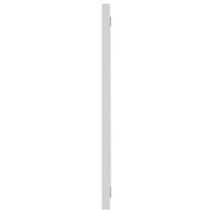 Specchio da Bagno Bianco 90x1,5x37 cm in Legno Multistrato