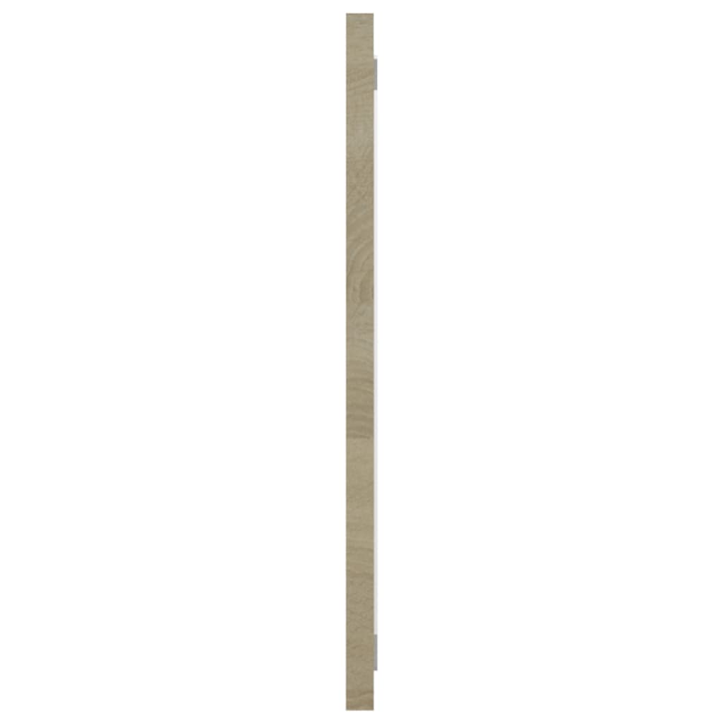 Specchio da Bagno Rovere Sonoma 90x1,5x37 cm Legno Multistrato