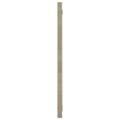 Specchio da Bagno Rovere Sonoma 90x1,5x37 cm Legno Multistrato