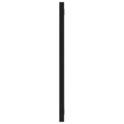 Specchio da Bagno Nero 100x1,5x37 cm in Legno Multistrato