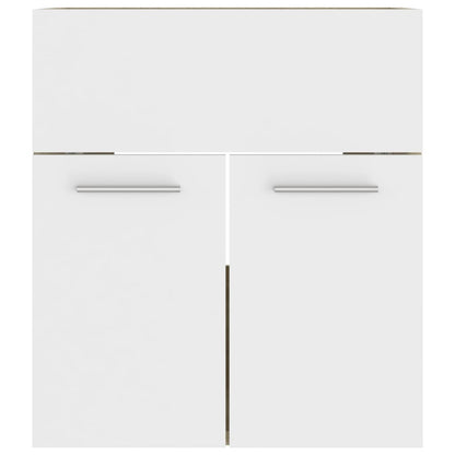 Mobile Sottolavabo Bianco Rovere Sonoma 41x38,5x46 Multistrato