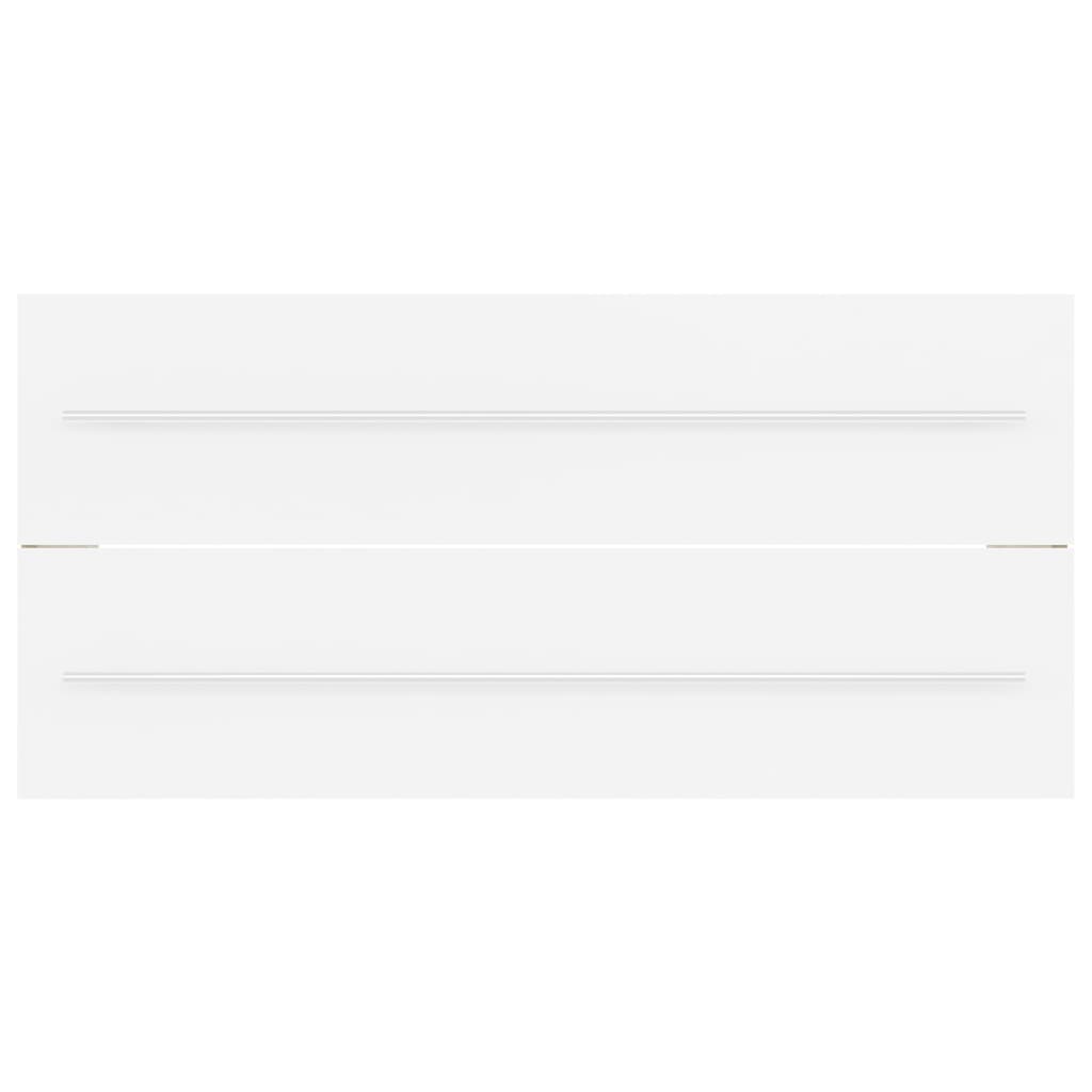 Mobile Lavabo Bianco 100x38,5x48 cm in Legno Multistrato
