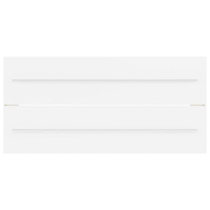 Mobile Lavabo Bianco 100x38,5x48 cm in Legno Multistrato