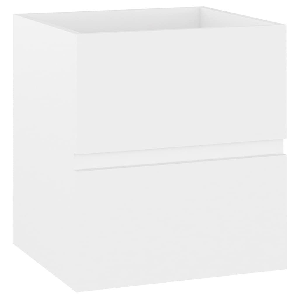Mobile Lavabo Bianco 41x38,5x45 cm in Legno Multistrato