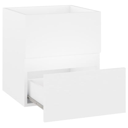 Mobile Lavabo Bianco 41x38,5x45 cm in Legno Multistrato