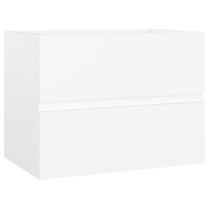 Mobile Lavabo Bianco 60x38,5x45 cm in Legno Multistrato