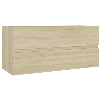 Mobile Lavabo Rovere Sonoma 100x38,5x45 cm Legno Multistrato