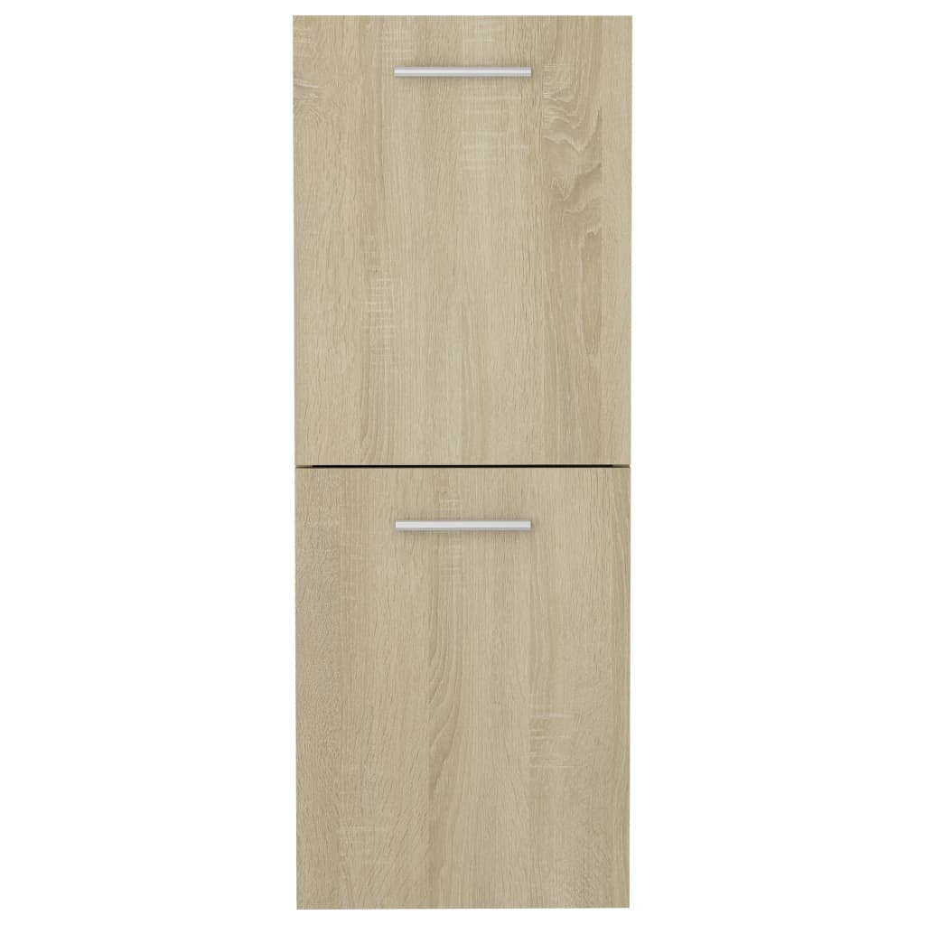 Mobile da Bagno Rovere Sonoma 30x30x80 cm Legno Multistrato