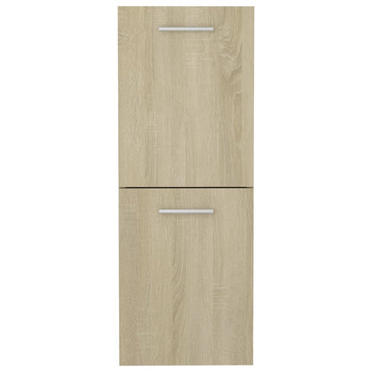 Mobile da Bagno Rovere Sonoma 30x30x80 cm Legno Multistrato
