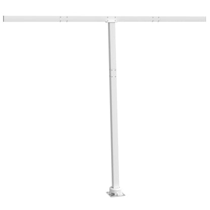 Set Pali per Tenda da Sole Bianco 300x245 cm Ferro