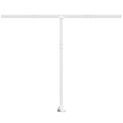 Set Pali per Tenda da Sole Bianco 300x245 cm Ferro