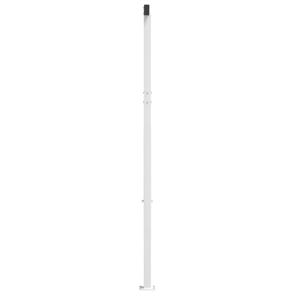 Set Pali per Tenda da Sole Bianco 450x245 cm Ferro