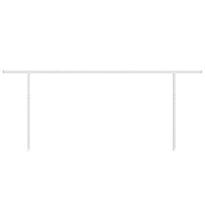 Set Pali per Tenda da Sole Bianco 600x245 cm Ferro