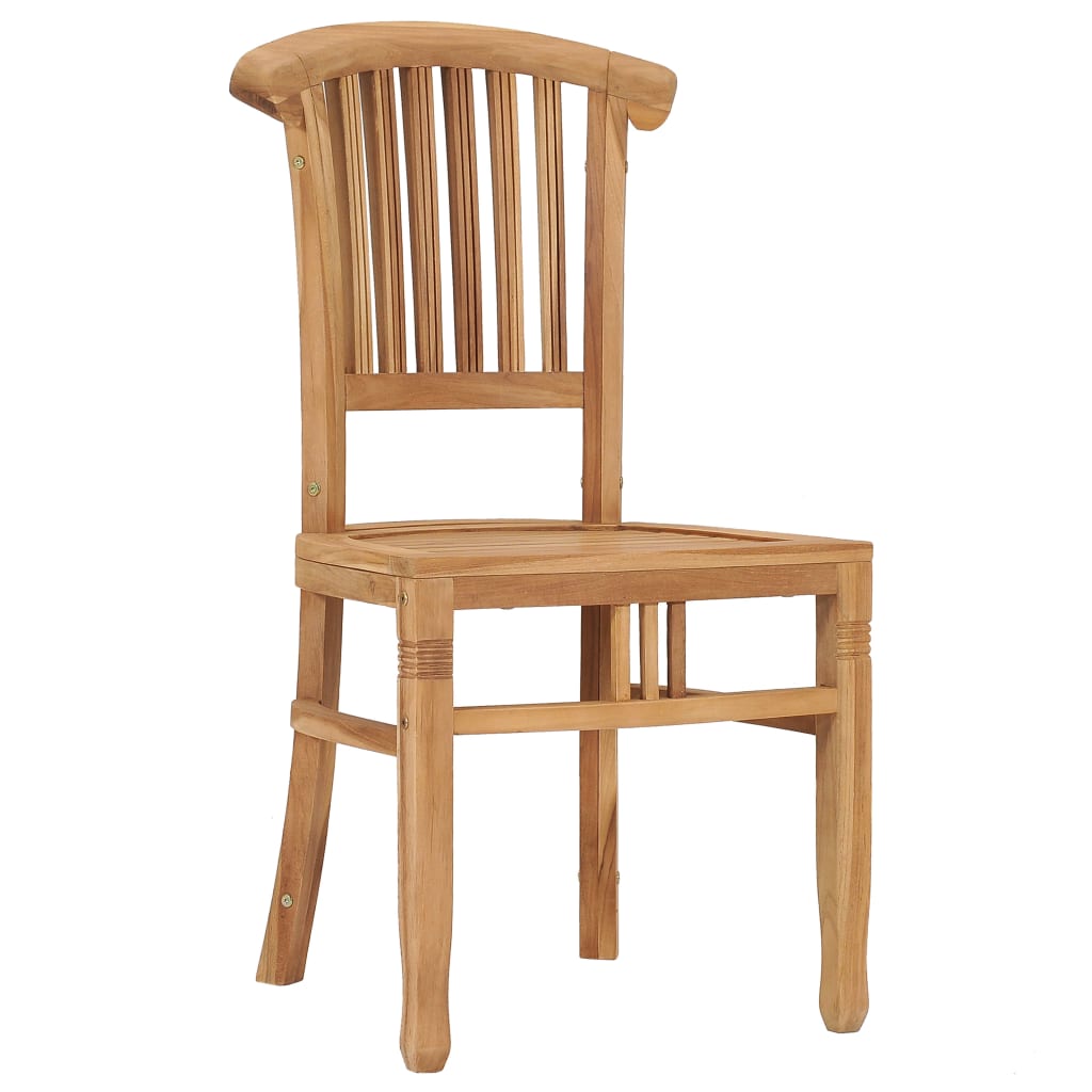 Set da Pranzo da Giardino 5 pz in Legno Massello di Teak