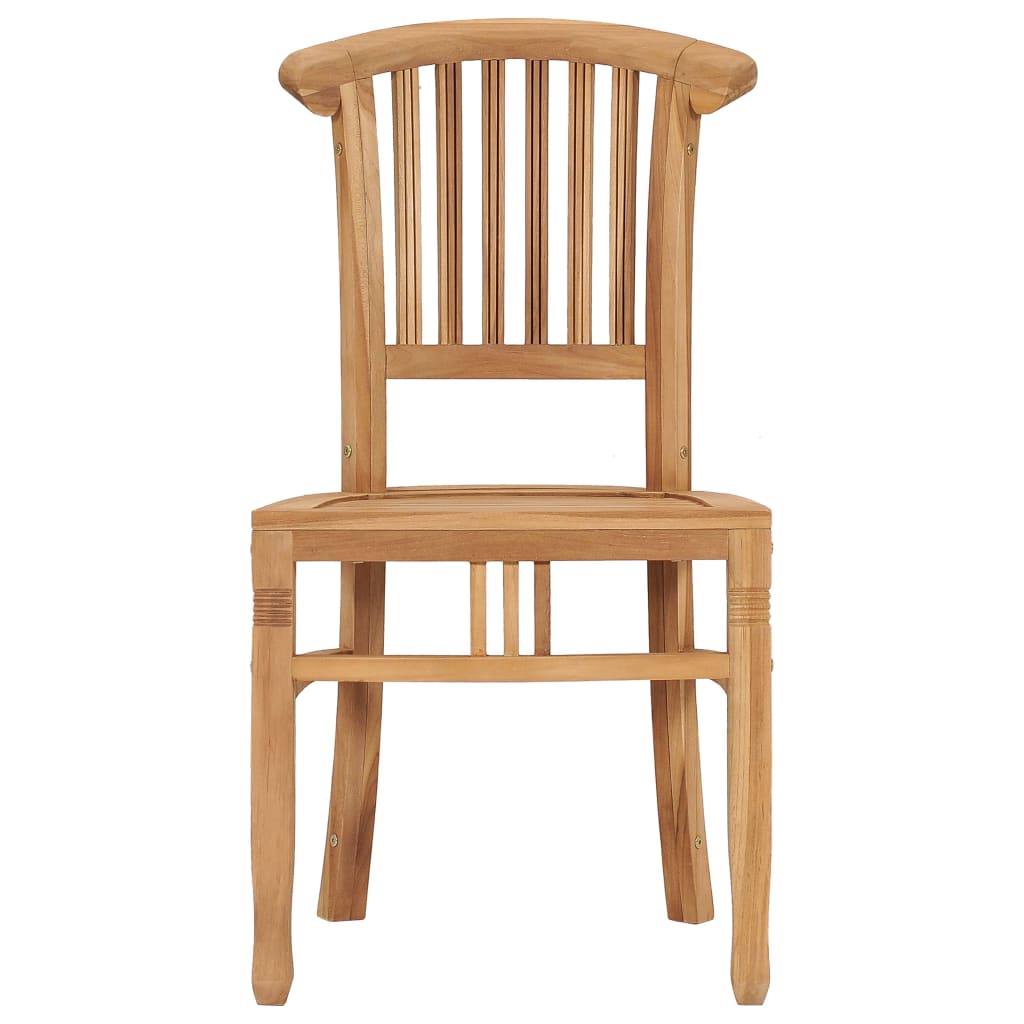 Set da Pranzo da Giardino 5 pz in Legno Massello di Teak