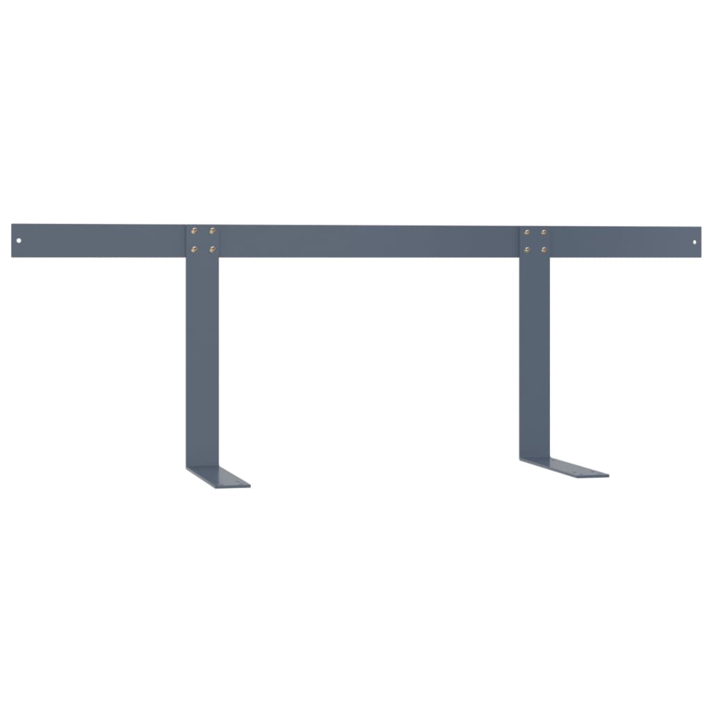 Schienale per Divano a Pallet Grigio Chiaro 110 cm in Ferro