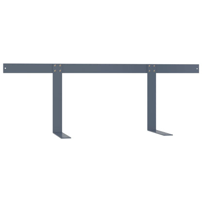 Schienale per Divano a Pallet Grigio Chiaro 110 cm in Ferro