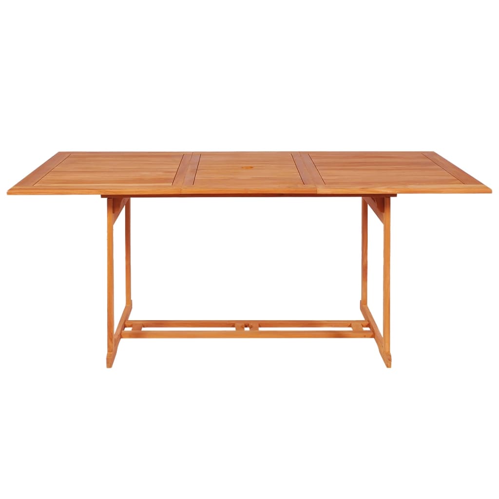 Set da Pranzo da Giardino 9 pz con Cuscini in Legno di Teak