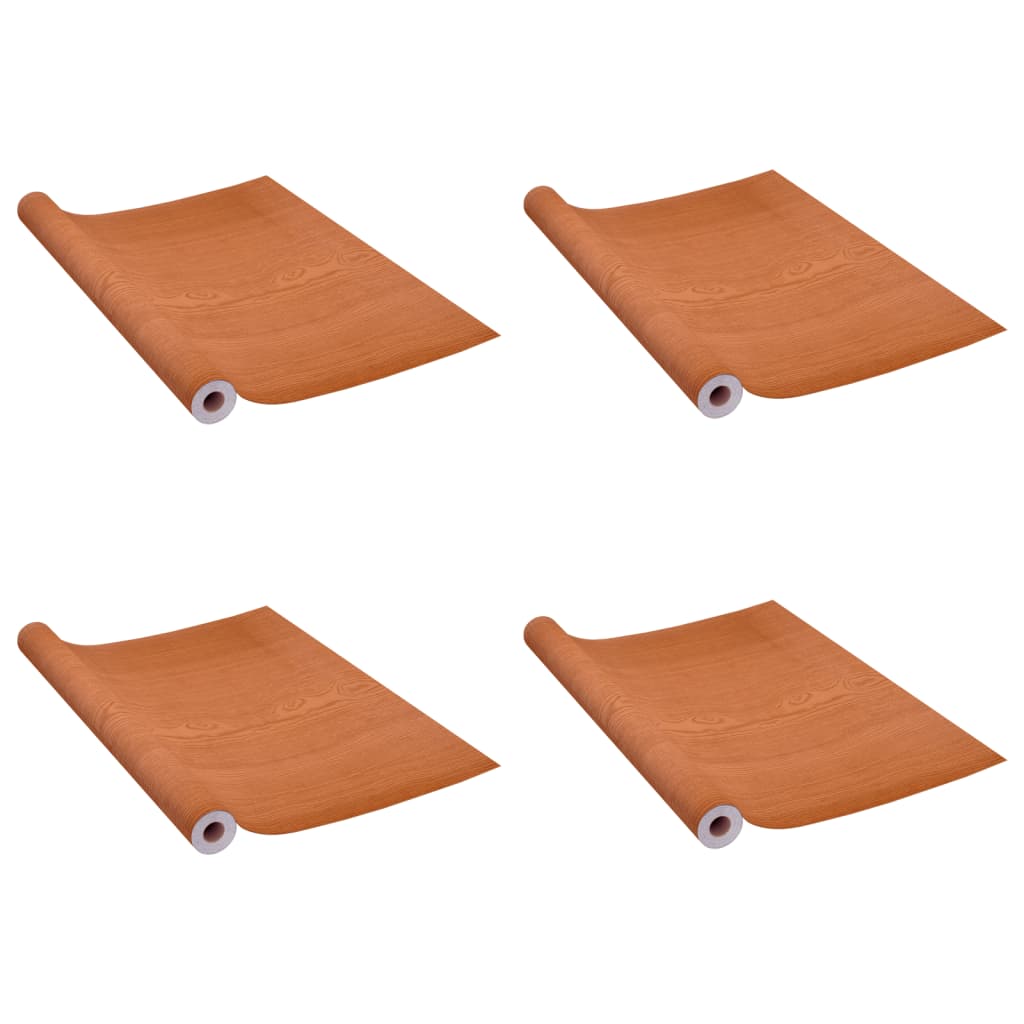 Pellicole Autoadesive Mobili 2 pz Rovere Chiaro 500x90 cm PVC