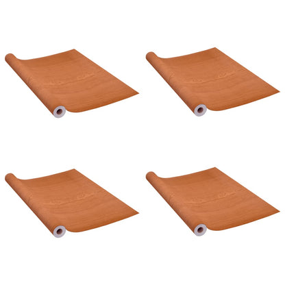 Pellicole Autoadesive Mobili 2 pz Rovere Chiaro 500x90 cm PVC