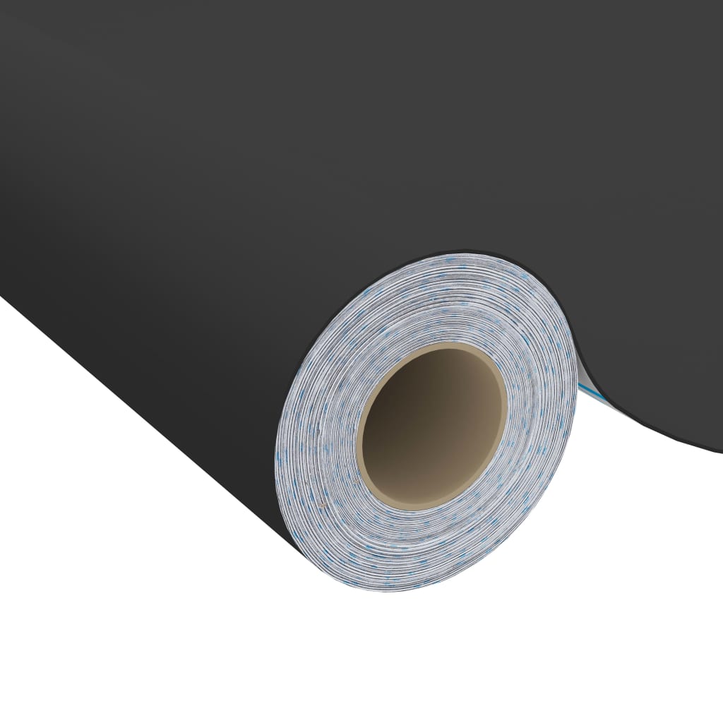 Pellicole Autoadesive per Mobili 2 pz Nere 500x90 cm in PVC