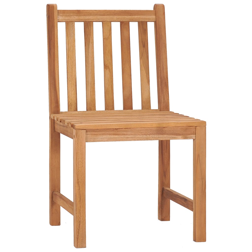 Set da Pranzo per Esterni 3 pz in Legno Massello di Teak