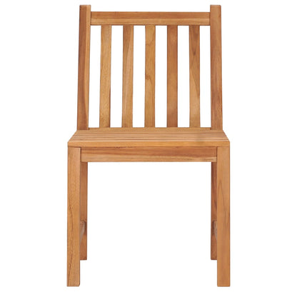 Set da pranzo da giardino 5 pz 120x70 cm in legno massello di teak